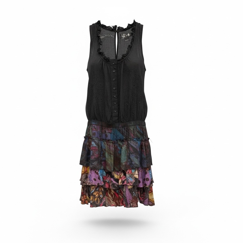 Desigual Sleeveless Tiered Mini Dress - SKU 1127